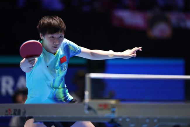 孙颖莎晋级决赛冲亚洲杯糊口首冠 激战七局夺魁