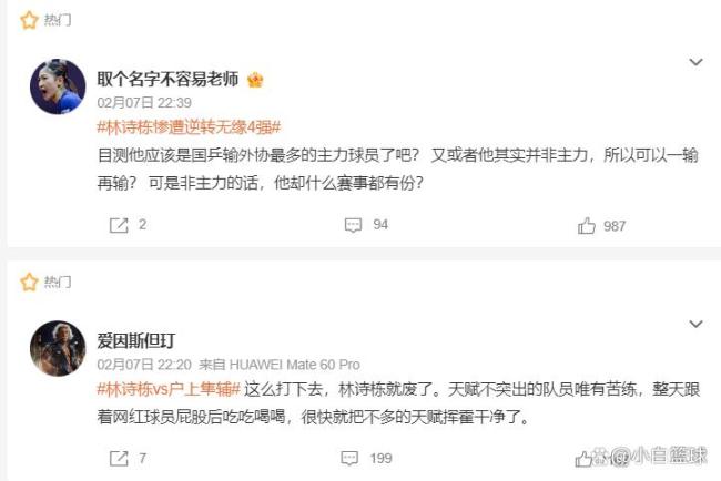 无缘直通世界杯!林诗栋遭批挥霍天赋 心态成绊脚石