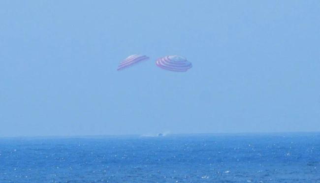 我国完成初次载东说念主飞船复返舱海上搜索回收任务 积聚雄壮造就