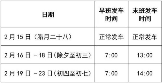 春节假期吉林省三地可免费乘车 9天内68条线路任你行