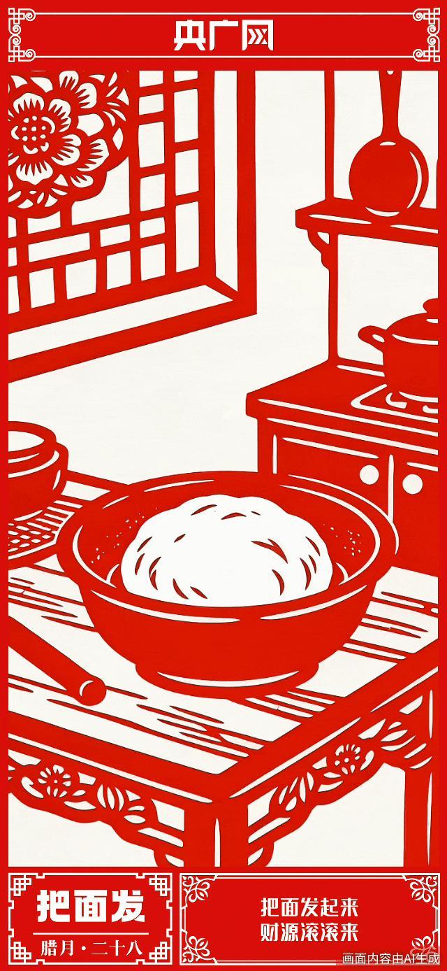 二十八 把面发 年味里的传承与祝福