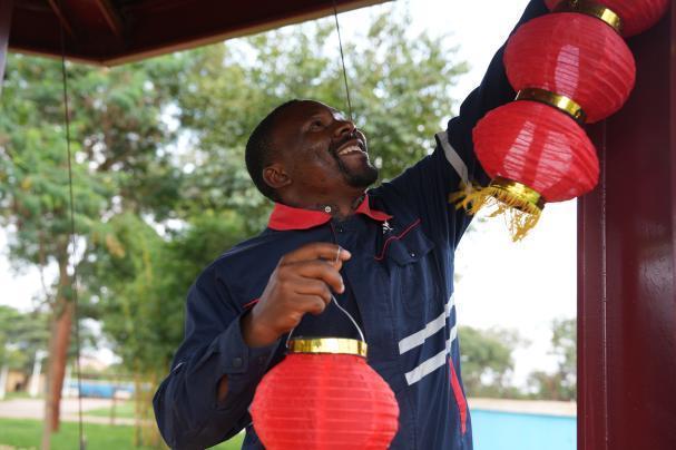 中国年味儿远飘非洲 中刚共庆新春佳节