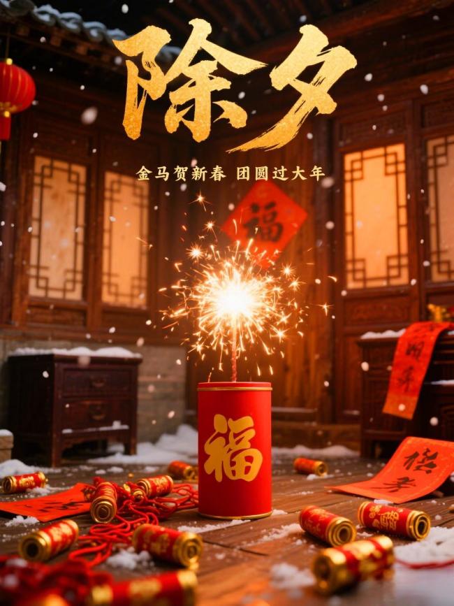 2026除夜一又友圈案牍 愿新年文静如烟花