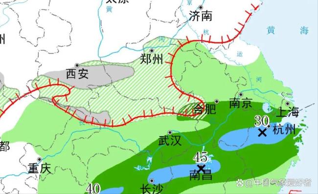 南方又要下雪了 雪花冻雨进入长江流域 寒潮南下气温骤降