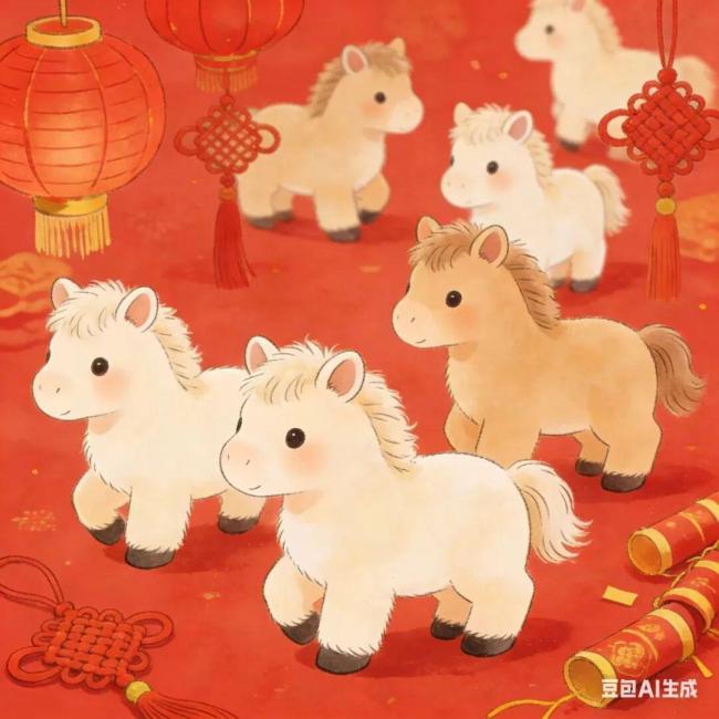 马年祝福 新春快乐万事顺