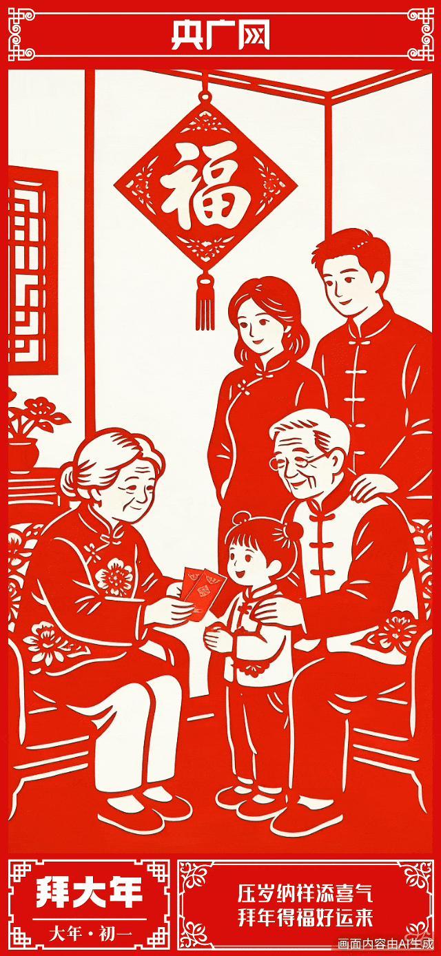 大年初一的仪式感从拜年开始 新春喜乐福满盈