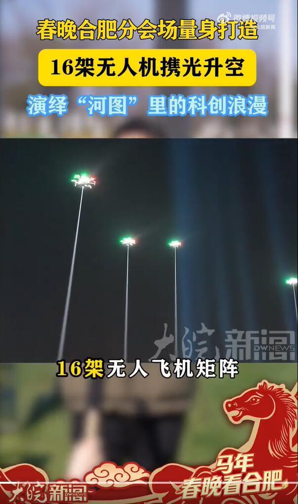 合肥分会场安排16架无东说念主机有深意