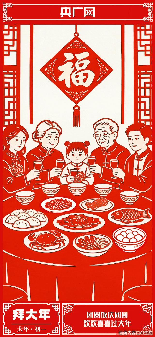 拜年 新春喜乐福满盈