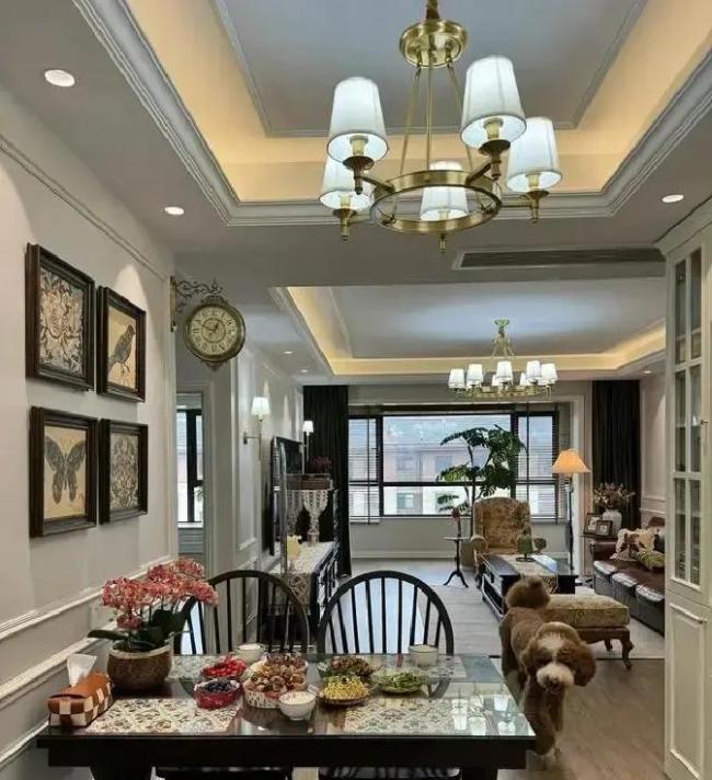 天津一女子晒出147㎡的家，因装修太过高级而走红，家具成亮点！ 复古美式风引领潮流