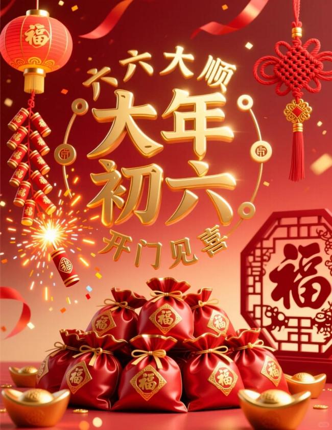 正月初六送穷神 迎福星好运来