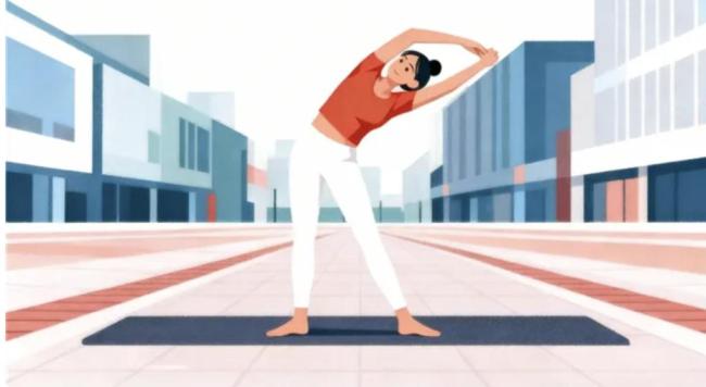 3个动作高效瘦腰背 缓解久坐不适