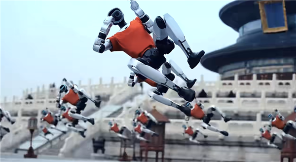 宇树『机器人』️天坛大秀 再现春晚武术风采