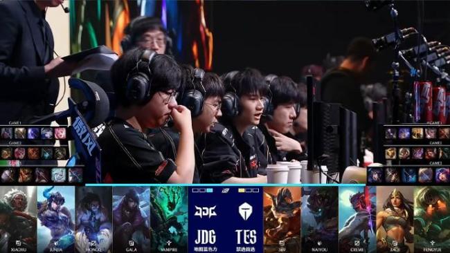 英雄联盟:JDG鏖战五局战胜TES 晋级下一轮