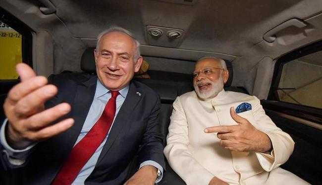 莫迪抵达以色列 内塔尼亚胡亲自接机 印以关系升级信号