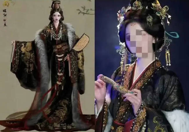 昭阳公主造型被指抄袭