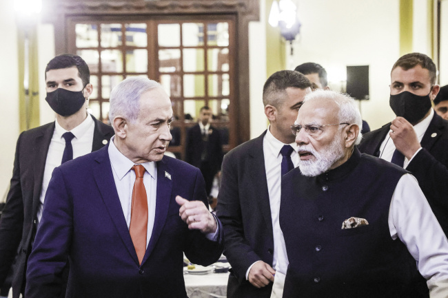 莫迪力挺以色列引巨大争议，遭印度反对党抨击