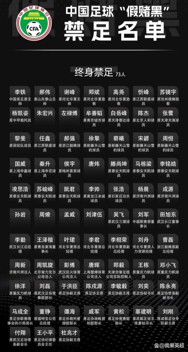 曝足协将公布第三批处罚结果 更多禁足名单待揭晓