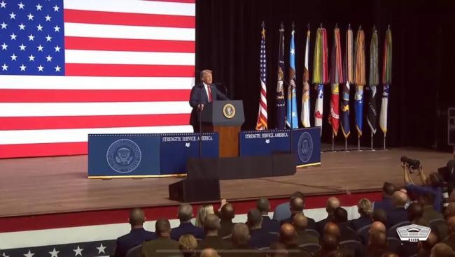 特朗普发表全国讲话 宣布对伊朗军事行动