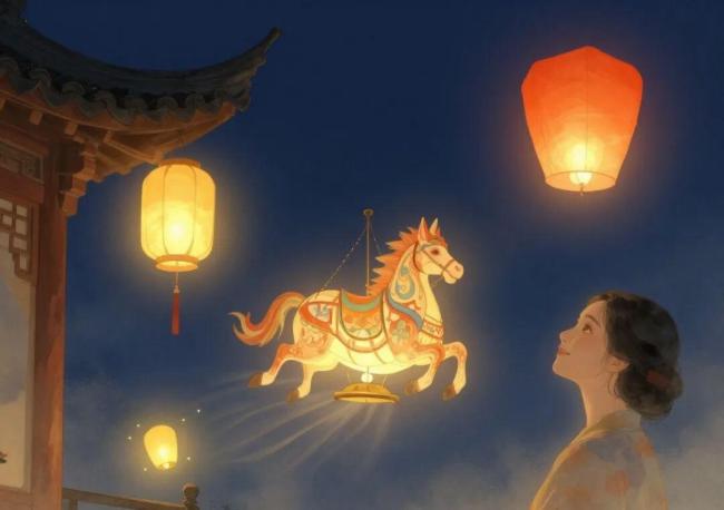 过元宵节时的我