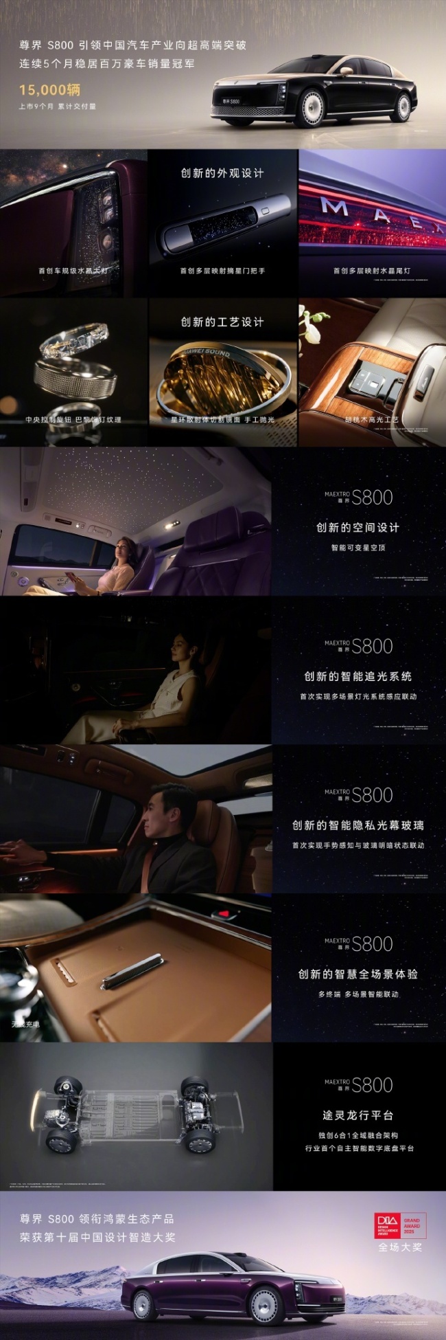 尊界首搭双光路图像级激光雷达 华为发布896线新品