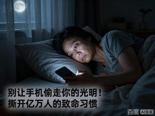 50岁女子深夜摸黑刷手机突发失明，医生提醒：致盲后具有不可逆性 别让手机偷走你的光明！