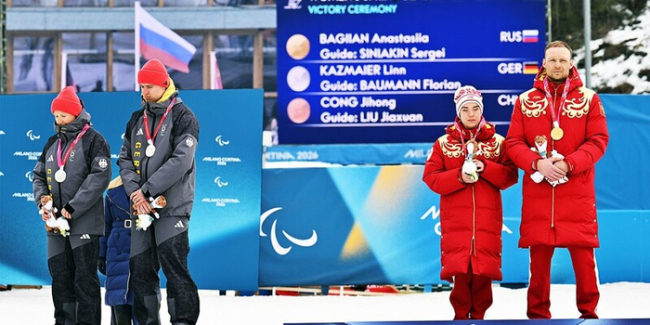 德残奥选手赛后拒绝与中俄选手合影