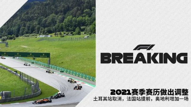 F1世界锦标赛 更新版赛历公布