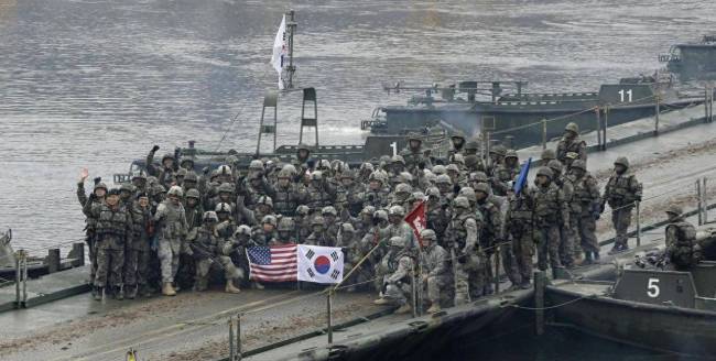 局势生变,美韩上万大军集结 朝鲜半岛紧张升级