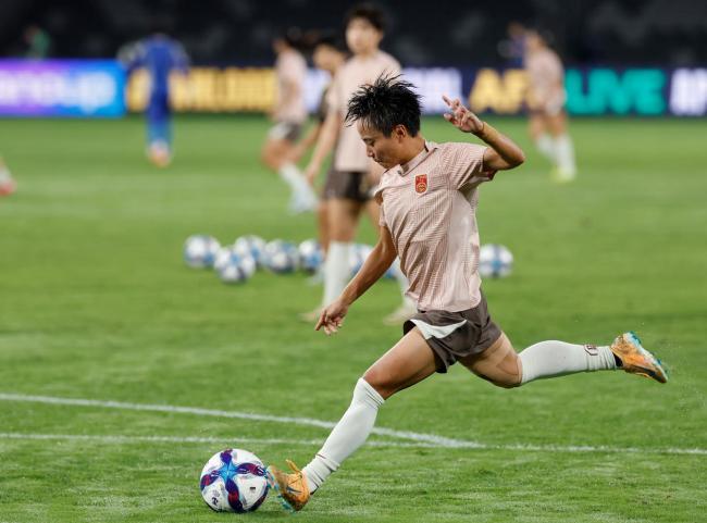 中国女足冲击世界杯 胜利锁定直通资格