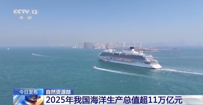 2025年我国海洋生产总值超11万亿元