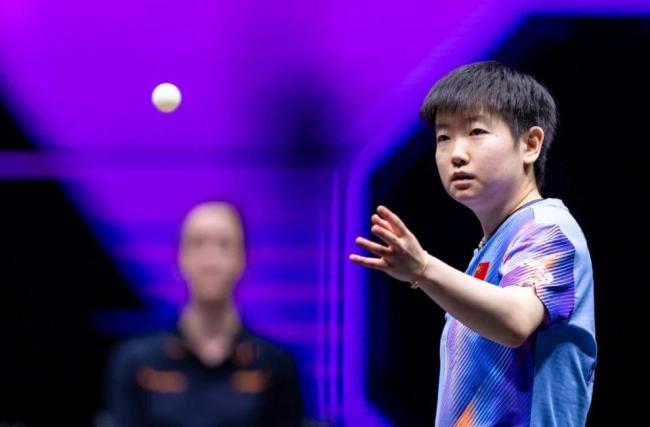 孙颖莎2比4蒯曼