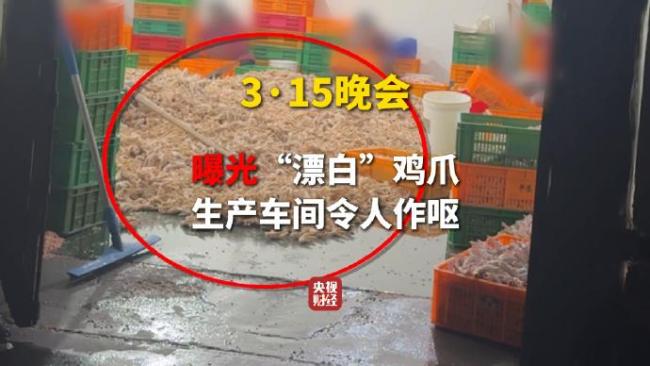 315曝光网红鸡爪 生产车间令人作呕