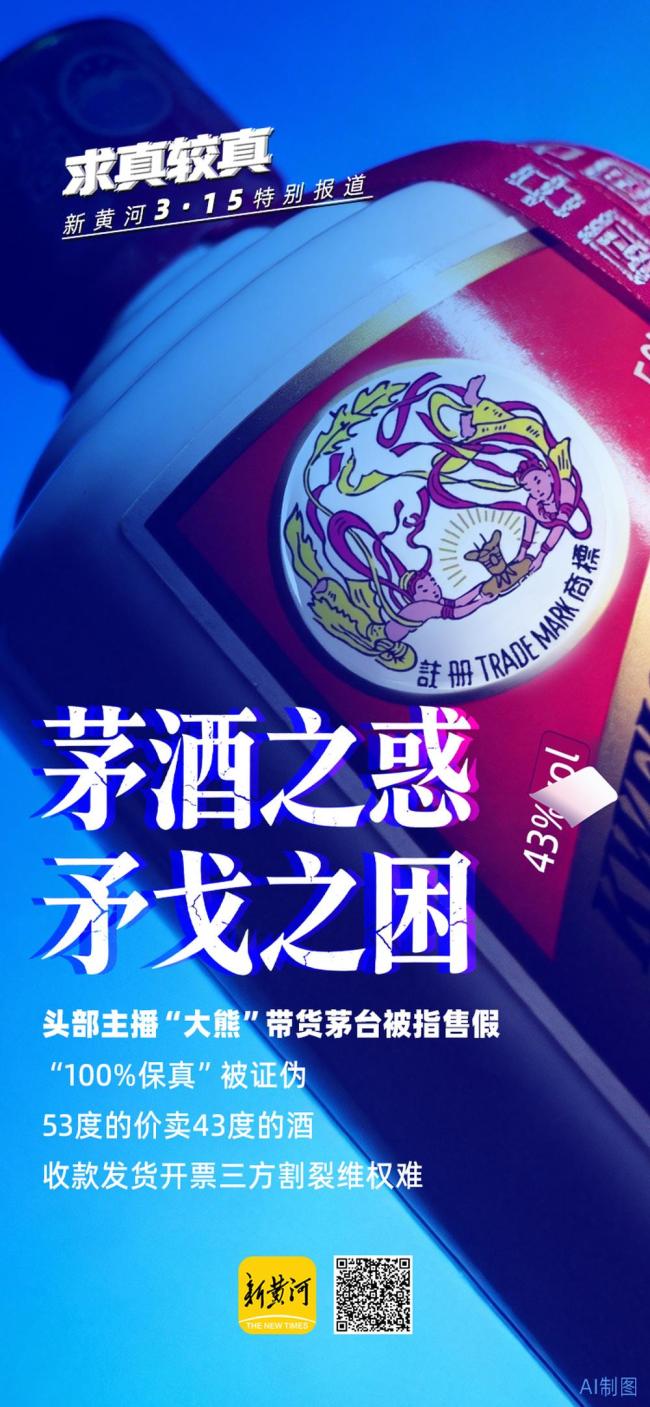 头部主播带货“保真”茅台鉴定为假 假酒风波引发关注