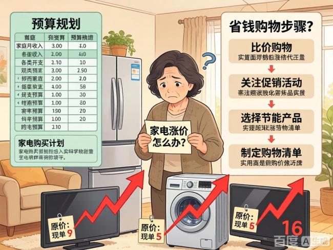 消费者感慨家电价格上涨几千 预算告急如何应对