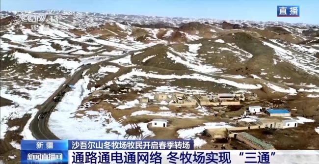 “搬家”進行中 阿勒泰春季轉(zhuǎn)場有多壯觀