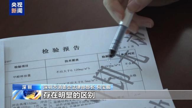 央视曝光网购家具甲醛检测骗局 检测报告造假引发关注