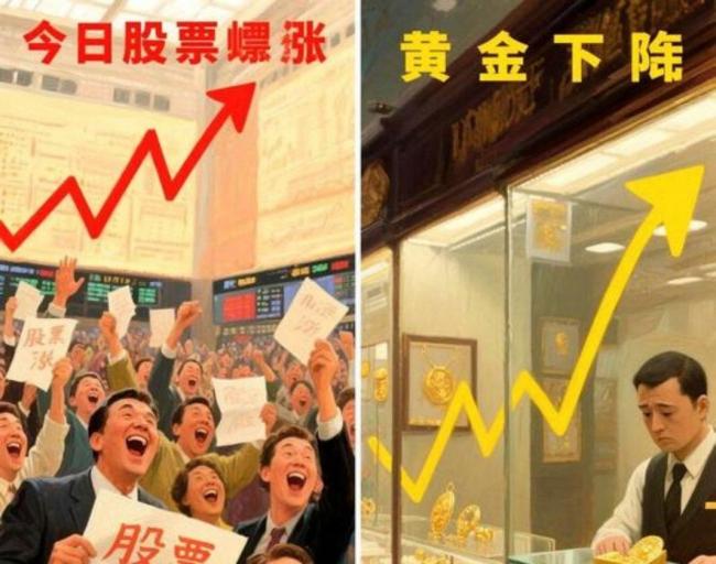 买黄金赚的钱全吐出来了 心态稳如赌徒继续加仓