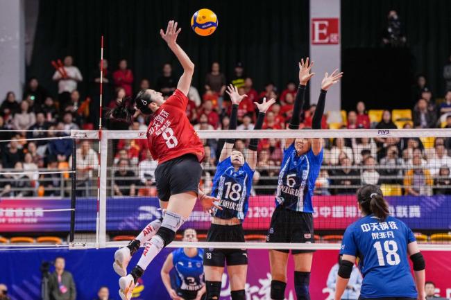 女排超级联赛总决赛江苏3-0上海 主场完胜开启决赛征程