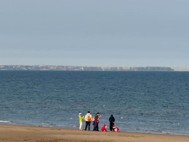 河北阿那亚现海市蜃楼
