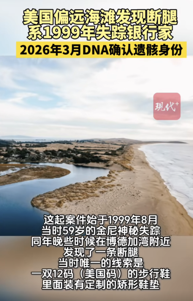美海滩腿骨系1999年失踪银行家