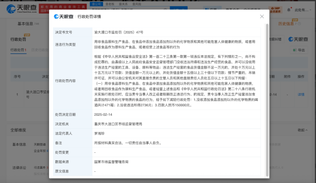 啤酒添加类似伟哥物质酒企被追刑责