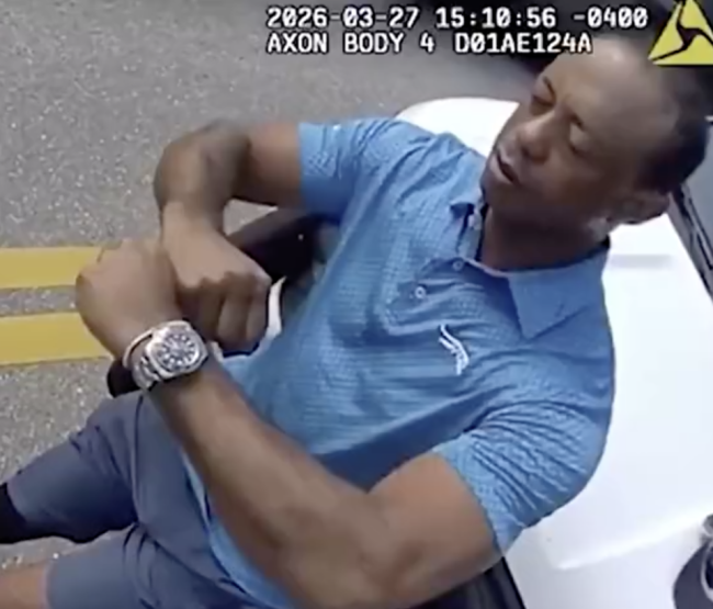 老虎伍兹被捕画面曝光 毒驾疑云再起