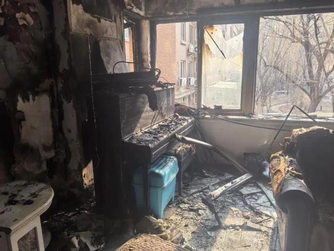 北京一居民家中明火祭祀把家烧没了 蜡烛无人看管惹祸端