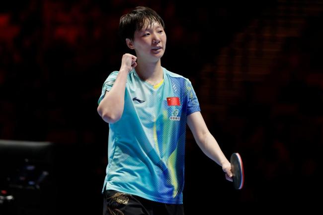 孙颖莎4-1王曼昱 3连冠创历史 乒坛新纪录诞生