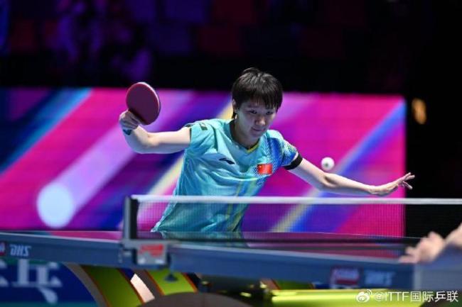 孙颖莎4-1王曼昱 实现世界杯三连冠 填补53年空白