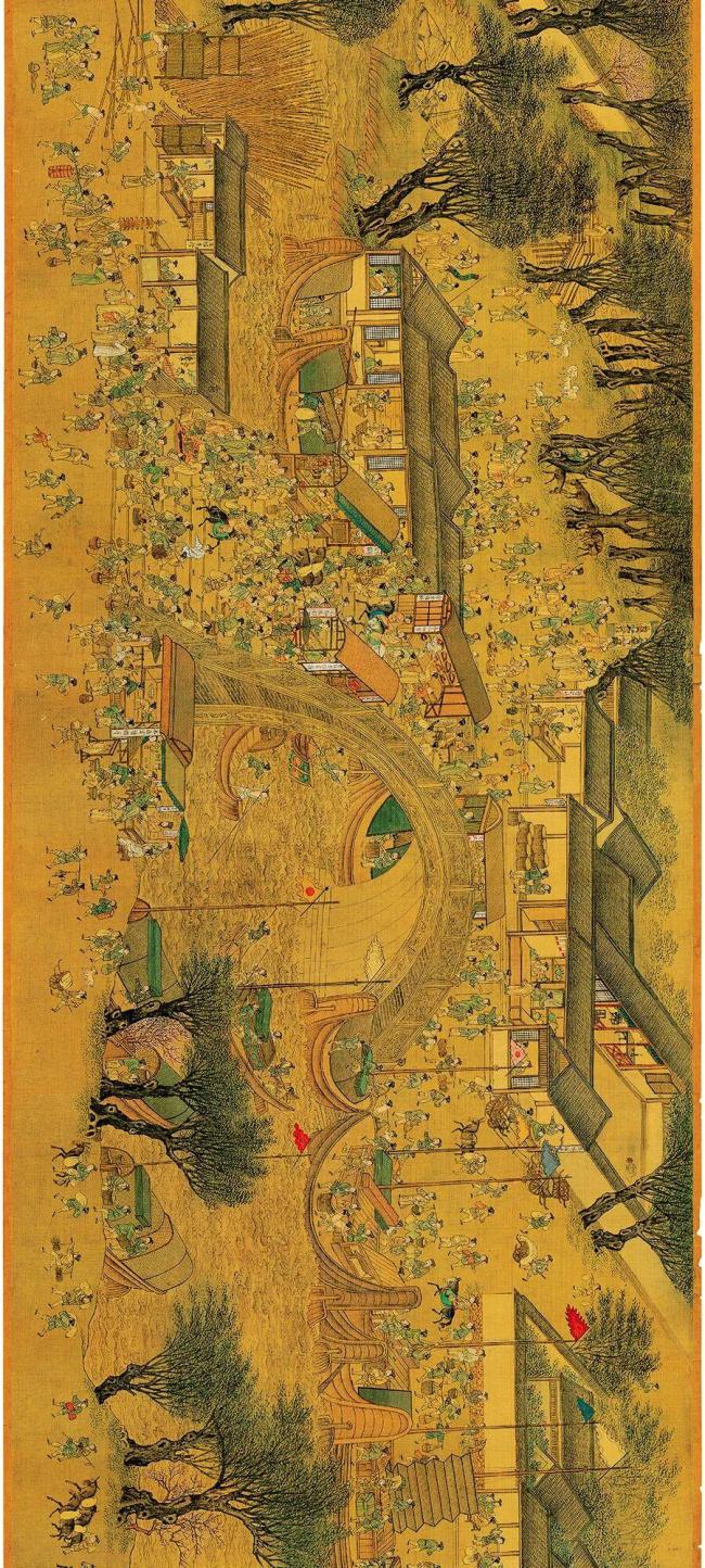 没想到《清明上河图》还有明代版本 不一样的江南风貌