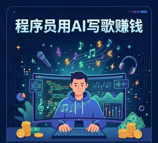 男子用AI寫歌僅版權(quán)賺了5位數(shù) 程序員的逆襲之路