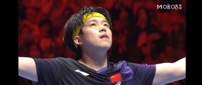 王楚钦赛后回应夺冠后倒地流泪的原因