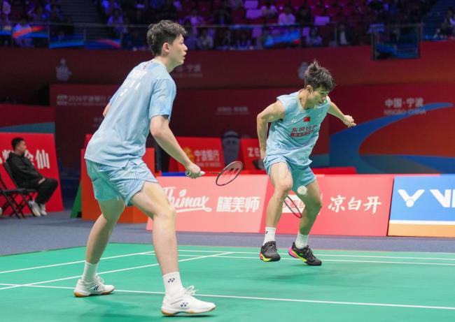 陈柏阳/刘毅无缘亚锦赛男双八强