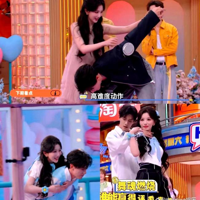 孔雪儿邓凯好六开场舞有借位吻 综艺里的工业糖精